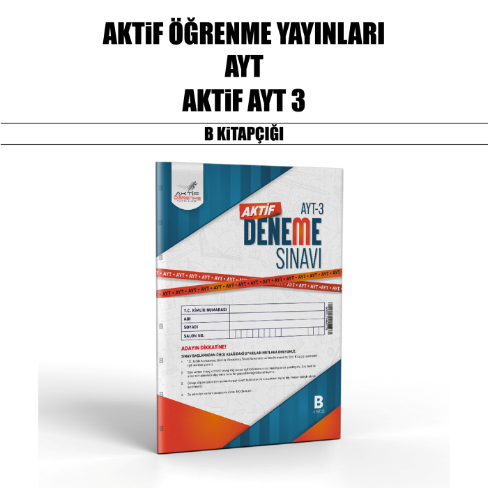 AKTİF YAYIN YKS AYT SNV 3-B - 2025-26